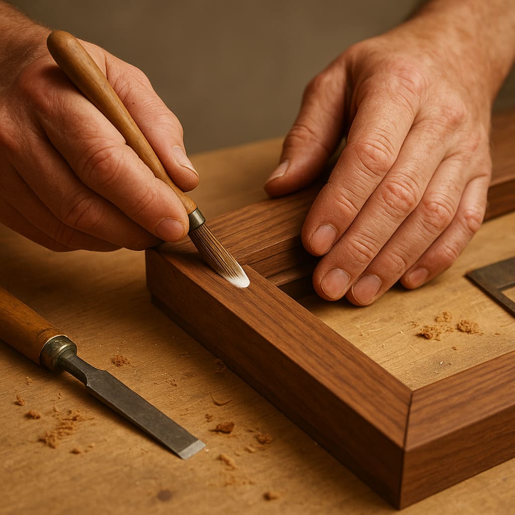 Handwerkliche Rahmenanfertigung